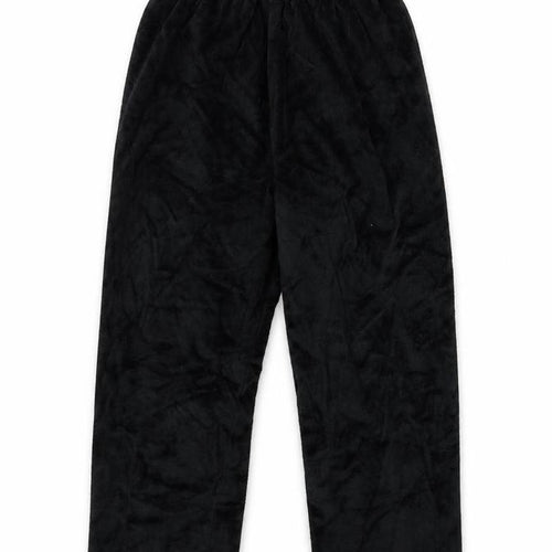 Halloween Boys Black  Velour  Pyjama Pants Size 3-4 Years