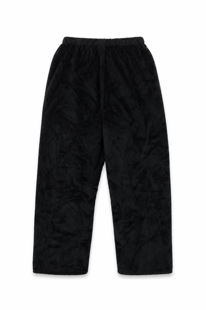 Halloween Boys Black  Velour  Pyjama Pants Size 3-4 Years