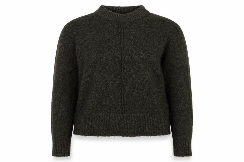 Front view of Atmosphere women’s brown jumper, size UK 10