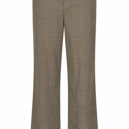 Preworn Womens Brown Striped  Trousers  One Size L33 in