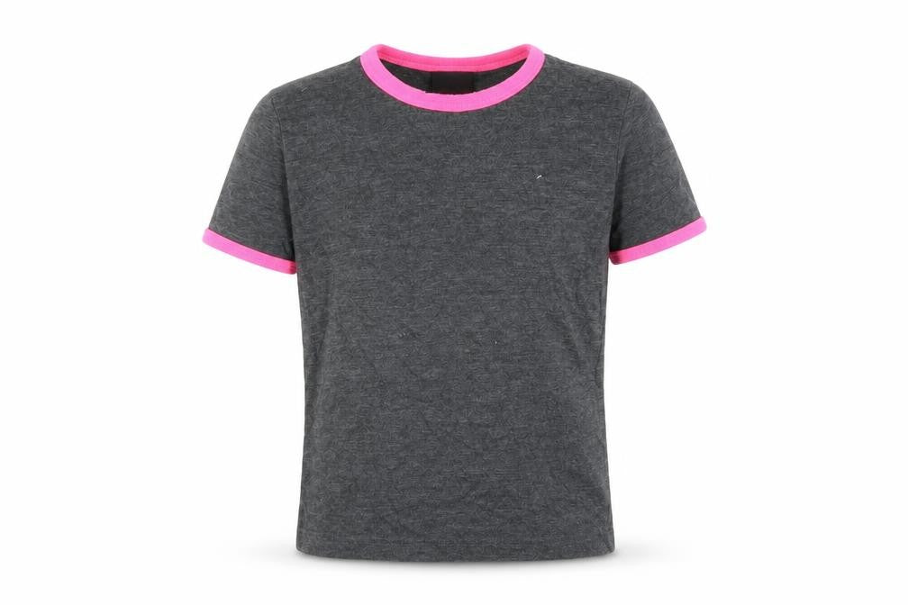 Front view of Next girls’ grey basic t-shirt, size 3, years