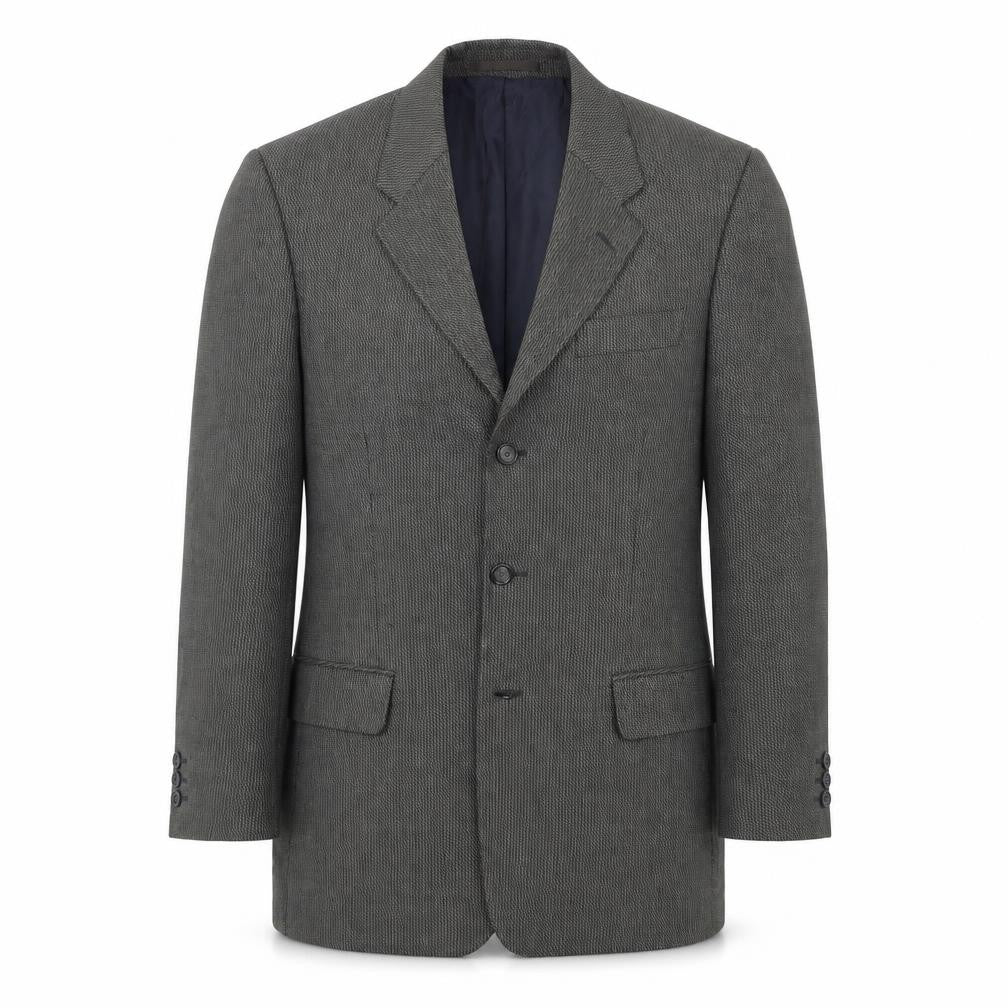 Front view of Debenhams men’s green jacket blazer, size 38