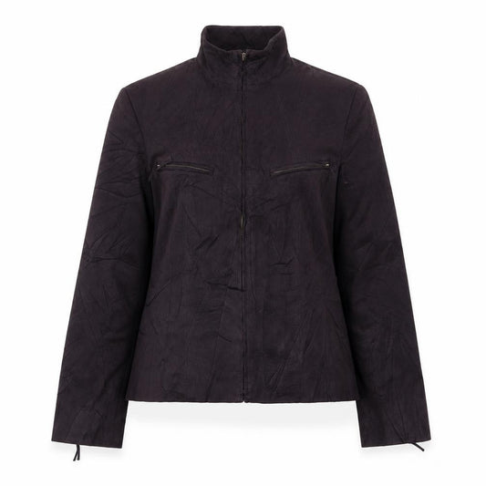 Front view of Next women’s purple jacket coat, size UK 12