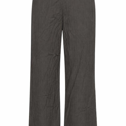 F&F Womens Blue Striped  Trousers  Size 14 L29 in