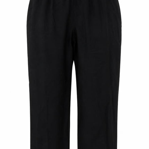 Papaya Womens Black Herringbone  Trousers  Size 10 L25 in