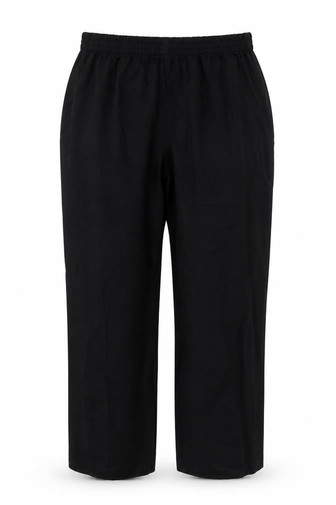 Papaya Womens Black Herringbone  Trousers  Size 10 L25 in