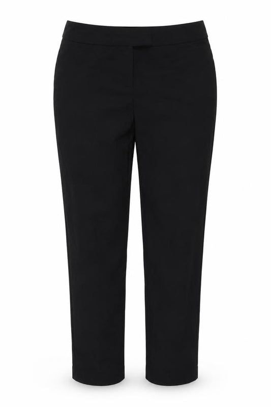 Front view of George women’s black trousers, size UK 14, 28-inch leg