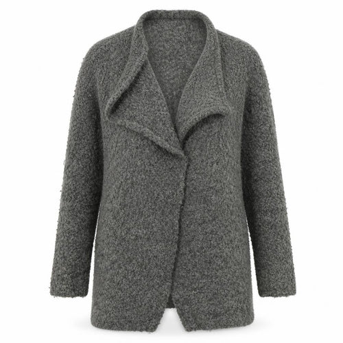 Papaya Womens Grey   Cardigan Jumper Size S