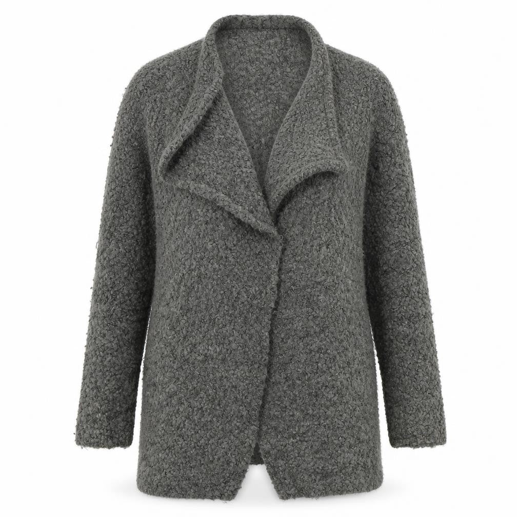 Papaya Womens Grey   Cardigan Jumper Size S