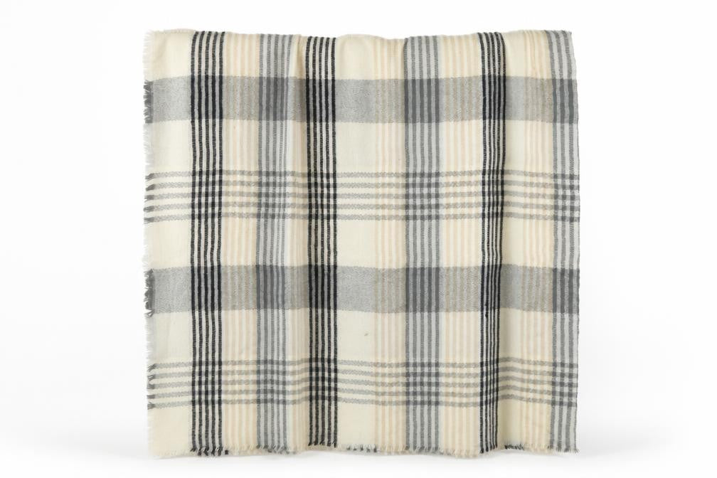 Front view of Preworn women’s beige shawl/wrap