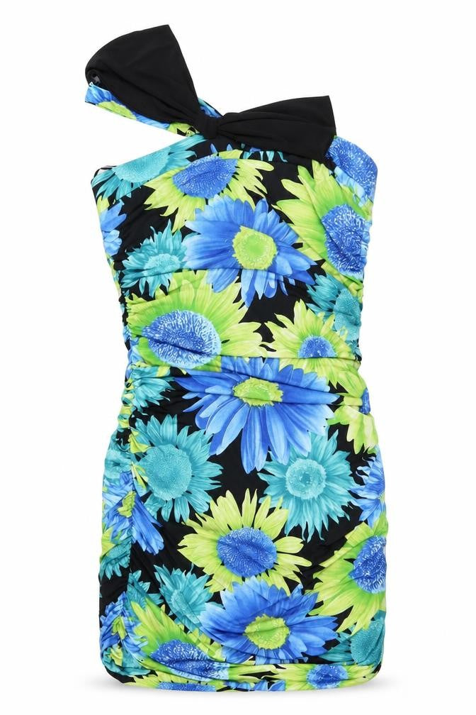 Front view of Pink Ice women’s blue mini, size S