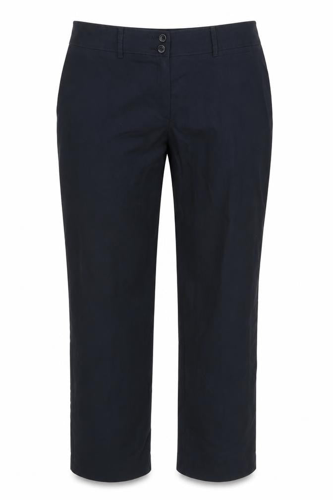 Lebek Womens Blue   Trousers  Size 34 in L27 in