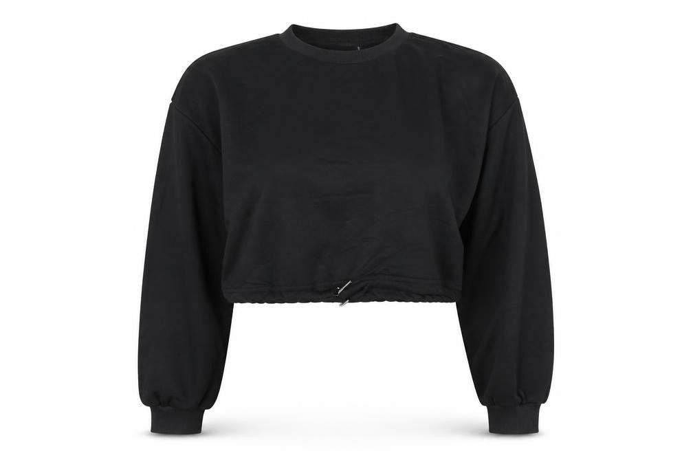 Front view of SHEIN women’s black jumper, size M