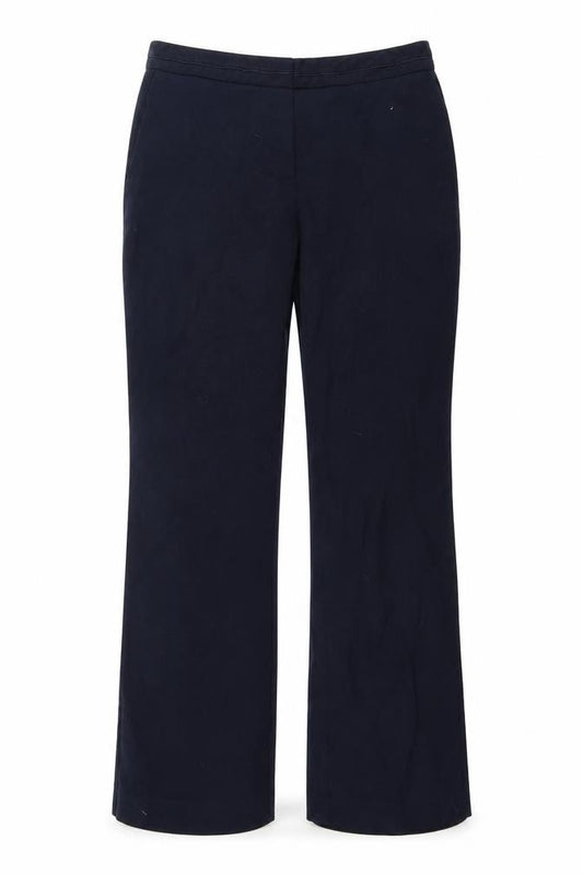 Front view of Next women’s black trousers, size UK 10, 26-inch leg