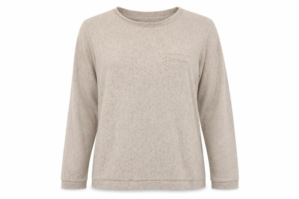 Front view of Love To Lounge women’s pink jumper, size L
