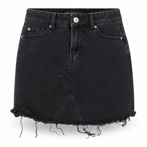 deniem co Womens Black   A-Line Skirt Size 6