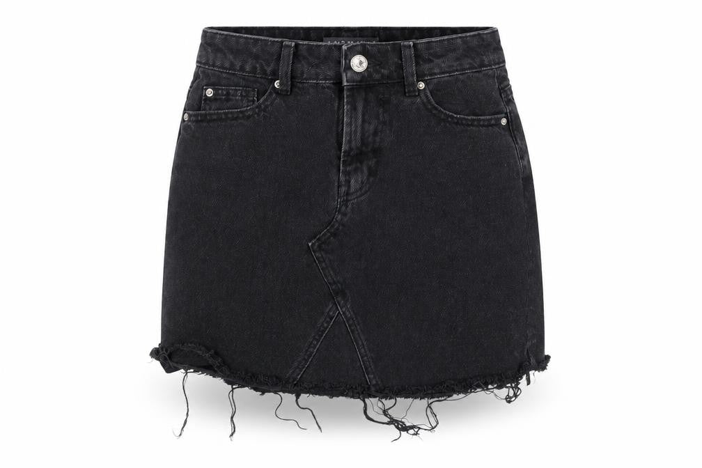 deniem co Womens Black   A-Line Skirt Size 6