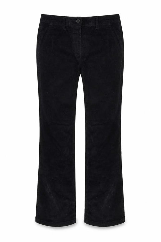 Front view of Next women’s black trousers, size UK 10, 30-inch leg