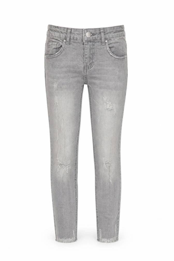 deniem co Girls Grey   Straight Jeans Size 9-10 Years