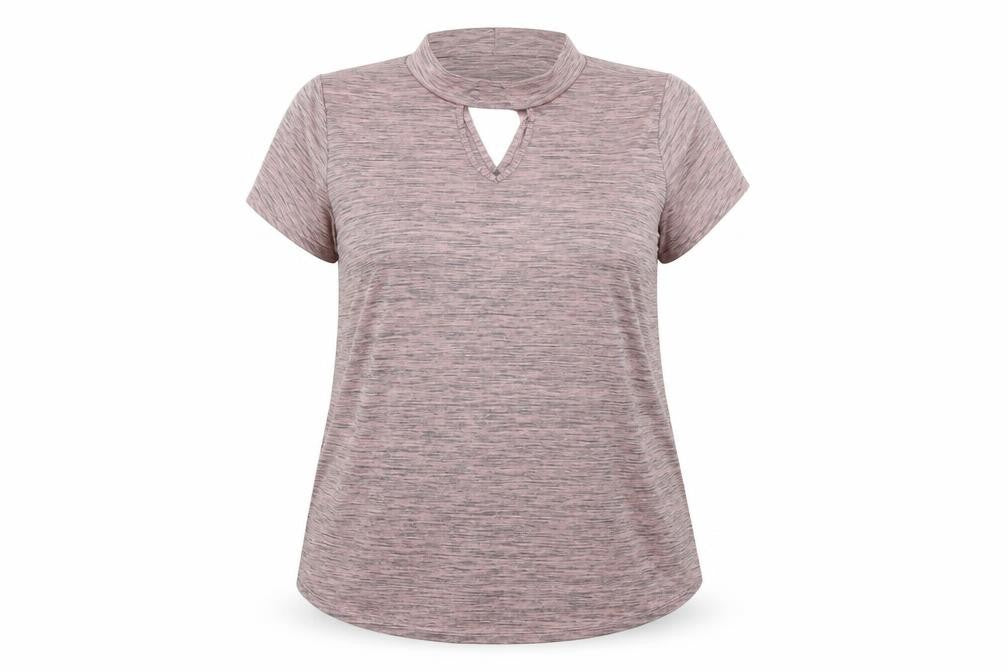 Front view of George women’s red basic blouse, size UK 16