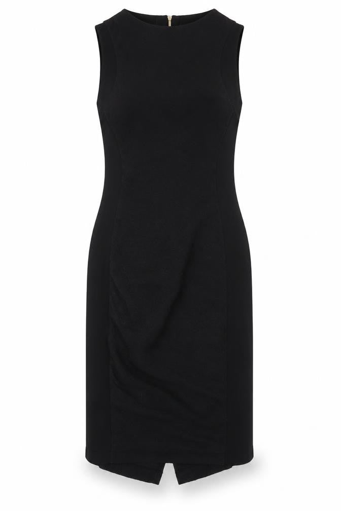 Front view of Next women’s black bodycon, size UK 10
