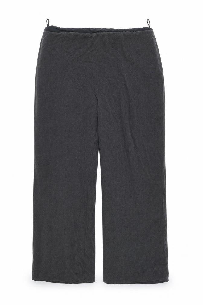 Front view of Marks & Spencer women’s grey trousers, size UK 20, 28-inch leg
