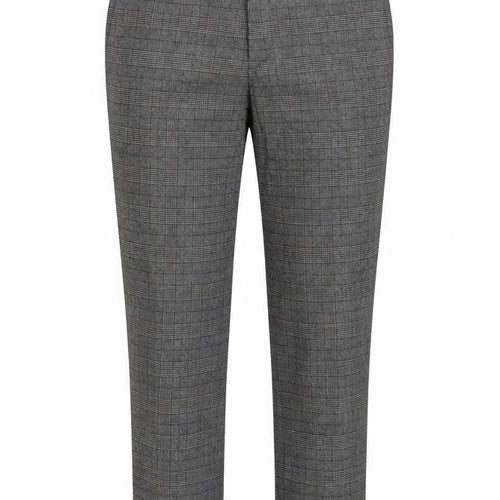 M&S Womens Grey Check  Trousers  Size 32 L30 in
