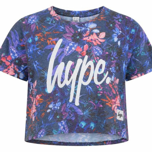 Hype Girls Multicoloured Floral  Pullover T-Shirt Size 13 Years
