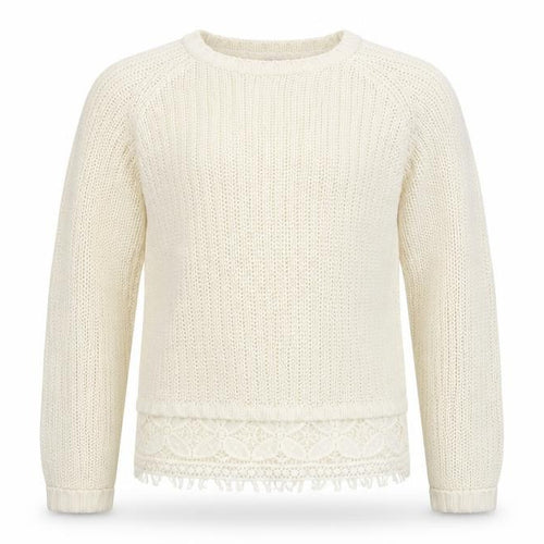 F&F Girls White   Pullover Jumper Size 12-13 Years