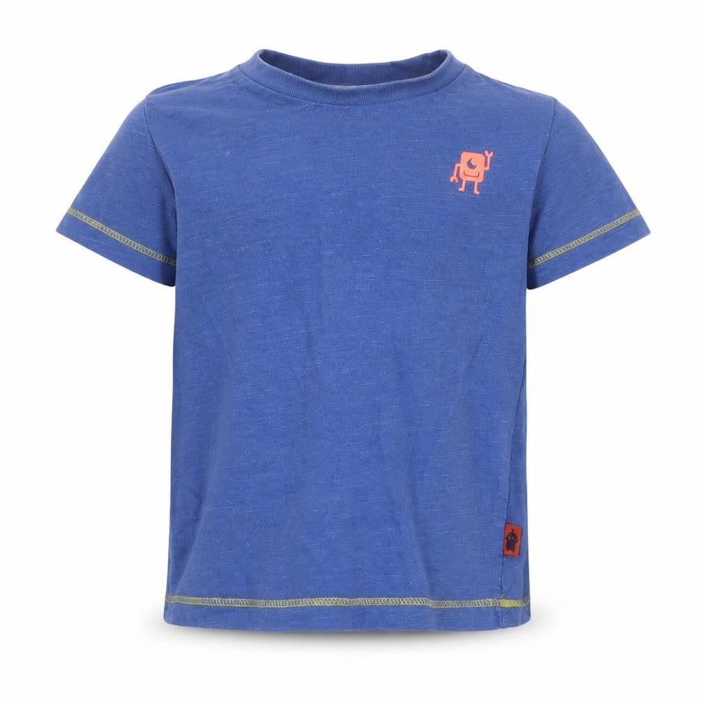 Front view of Primark Baby Blue Basic T-Shirt, size 12-18, Months