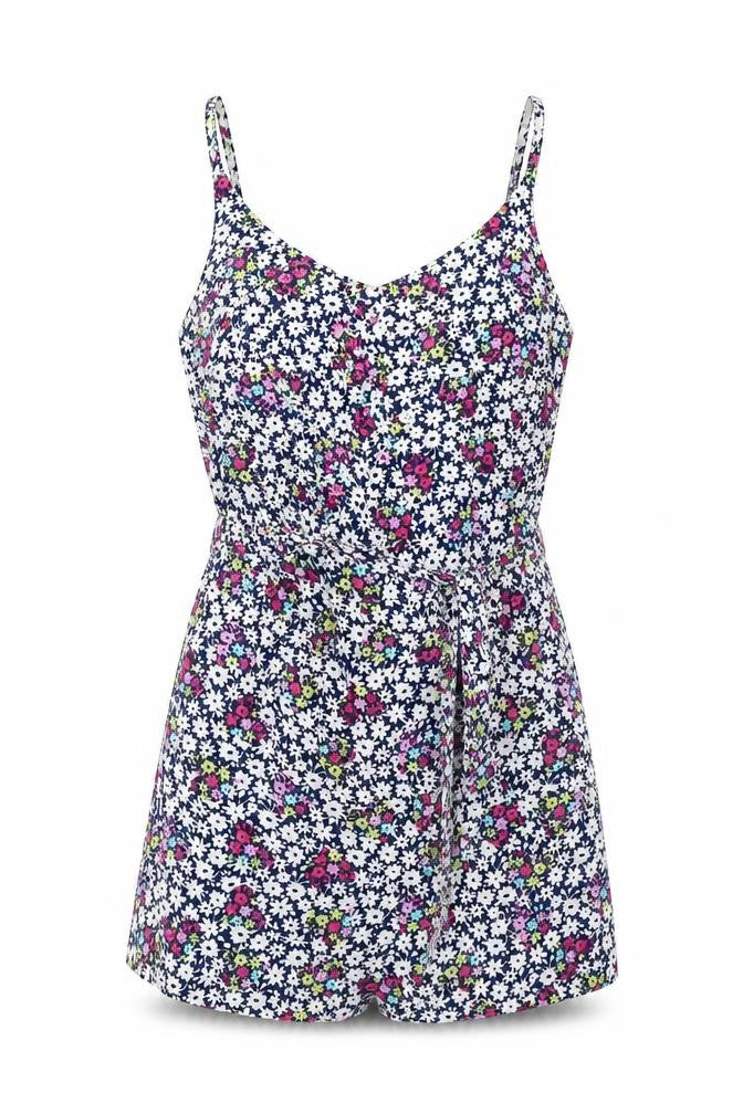 Henry Holland Womens White Floral  Playsuit One-Piece Size 8