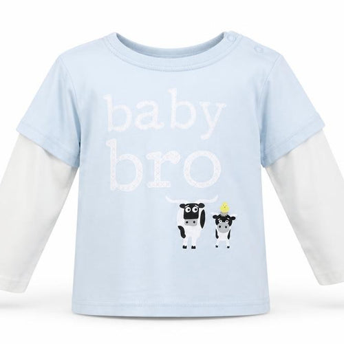 Blue Zoo Boys Blue   Basic T-Shirt Size 12-18 Months  - Baby Bro