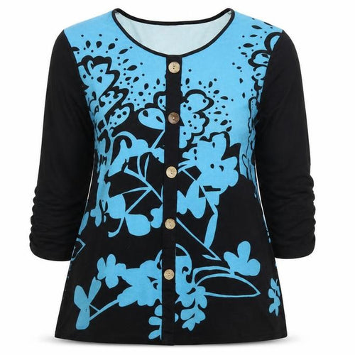 Christy Womens Multicoloured Floral Knit Pullover Jumper Size XL