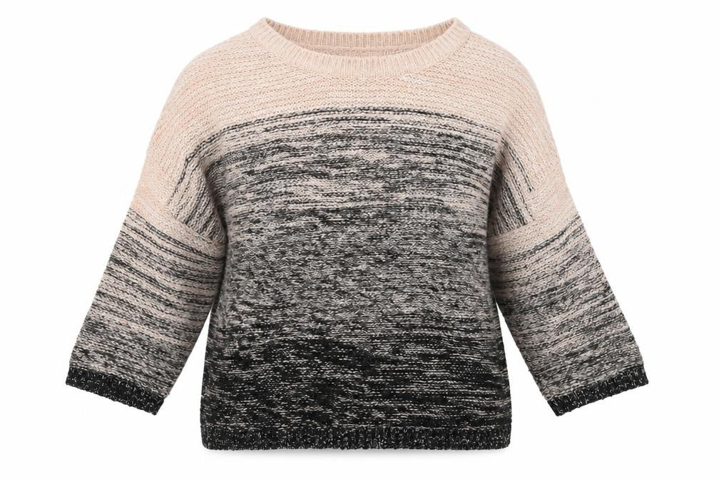 Front view of George women’s multicoloured knit jumper, size UK 12