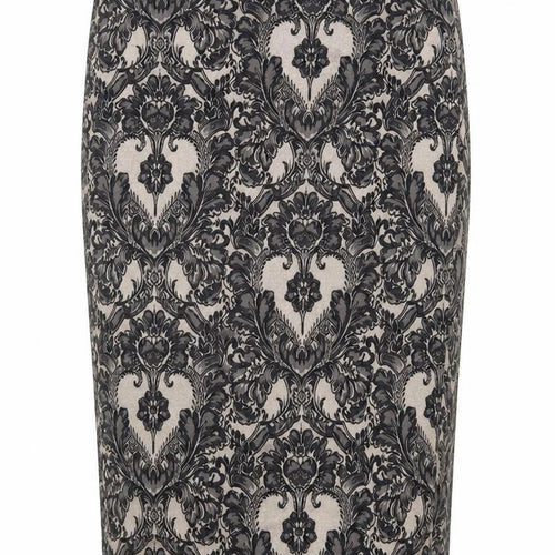 Marks and Spencer Womens Black Geometric  Straight & Pencil Skirt Size 8