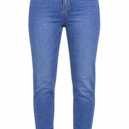 Denim Co. Womens Blue  Denim Straight Jeans Size 6 L26 in