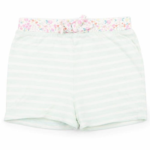 Matalan Girls Green Striped Jersey  Pyjama Pants Size 3-4 Years