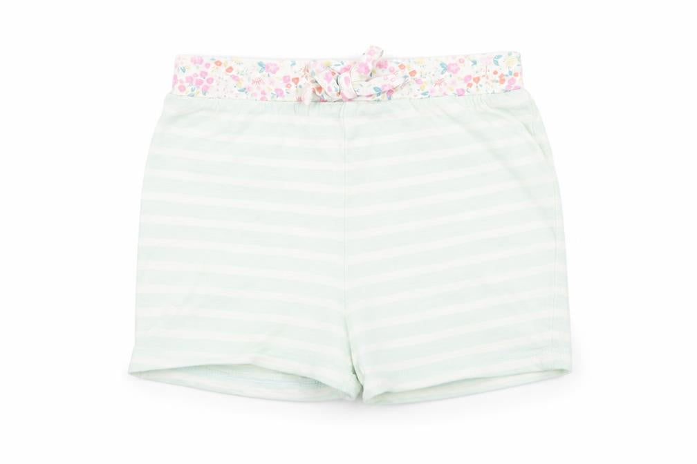 Matalan Girls Green Striped Jersey  Pyjama Pants Size 3-4 Years