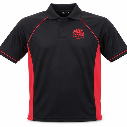 Finden Hales Mens Black Colourblock   Polo Size S