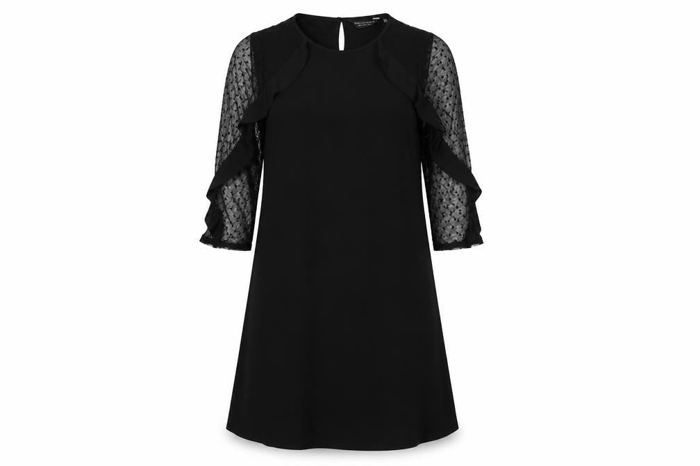 Dorothy Perkins Womens Black   A-Line  Size 10