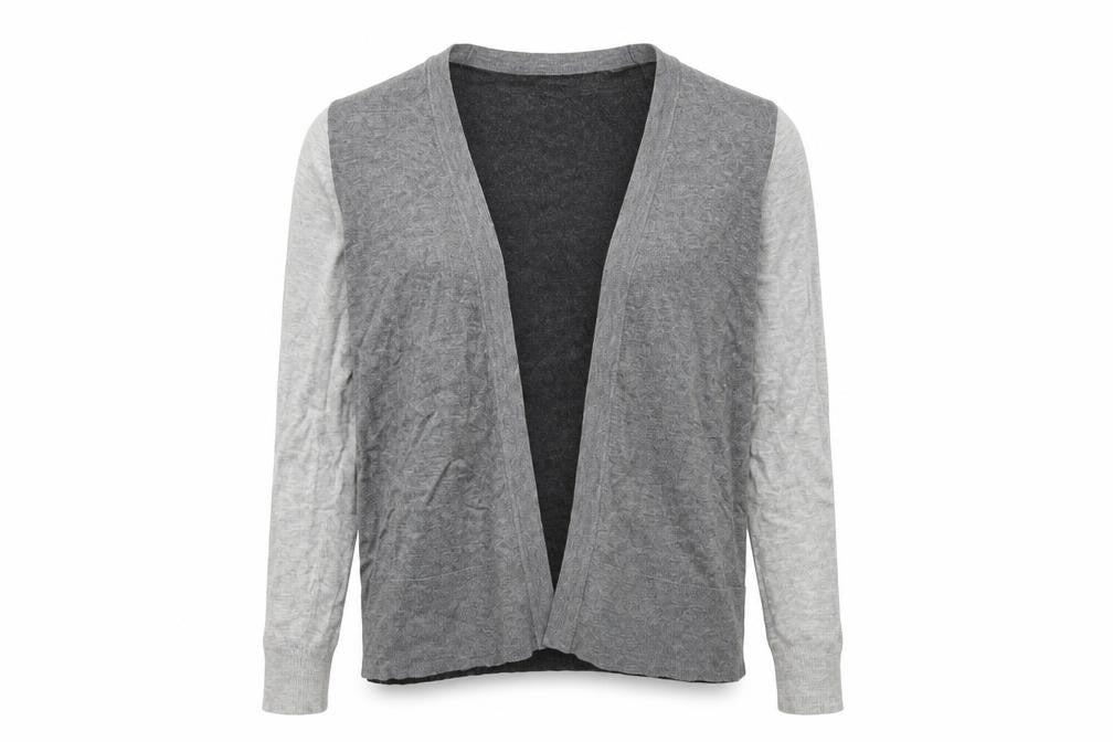 Marks and Spencer Womens Grey  Knit Cardigan Jumper Size 12