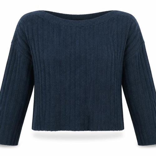 French Connection Womens Blue  Knit Pullover Jumper Size S