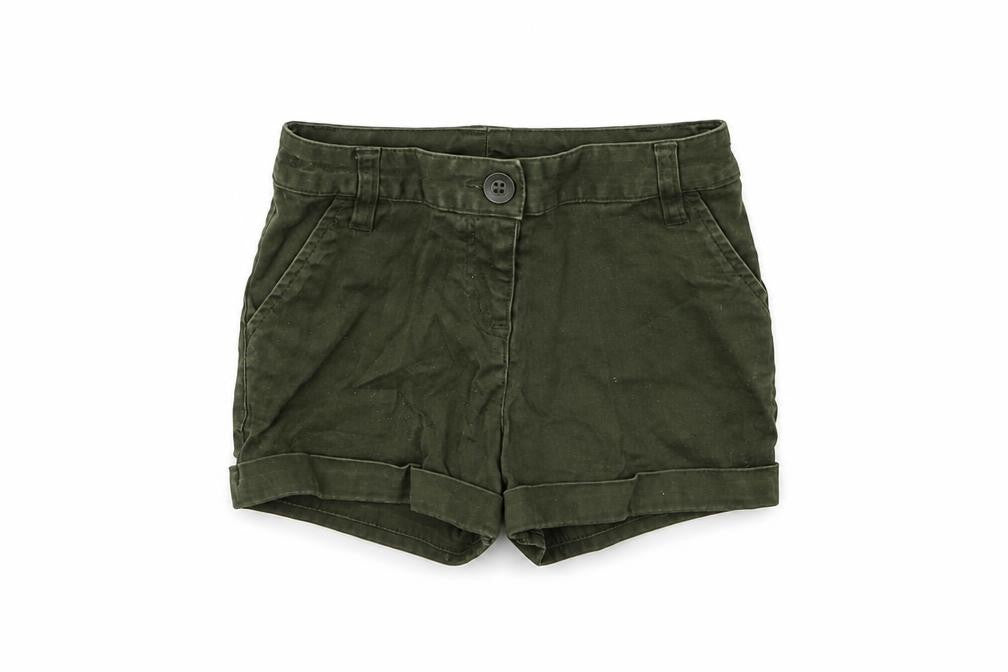 NEXT Girls Green Batik  Cargo Shorts Size 4 Years