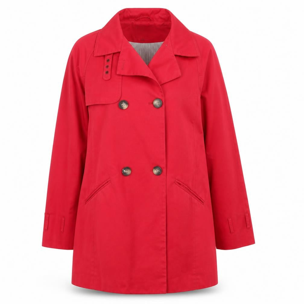 Front view of Next women’s pink overcoat coat, size UK 10