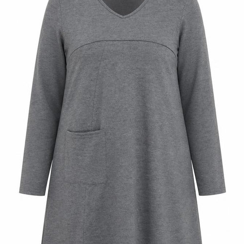 zanza Womens Grey   T-Shirt Dress  Size XL