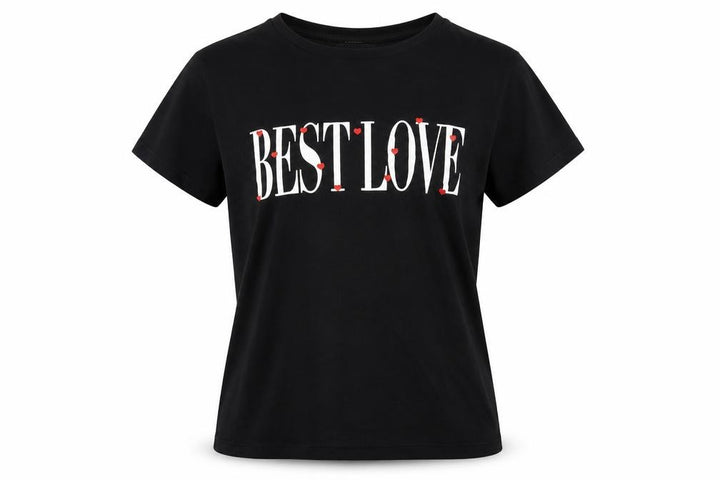 Pull&Bear Womens Black Basic T-Shirt Size S