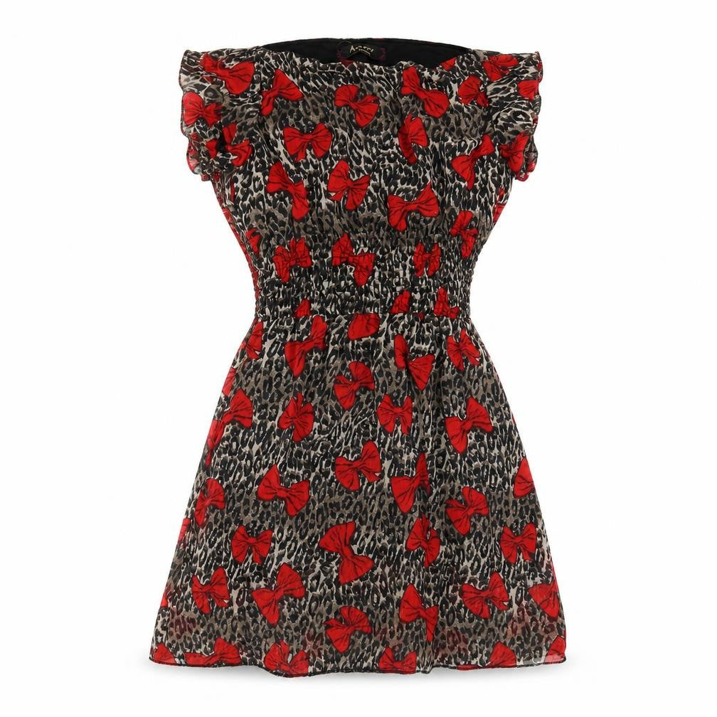 amour Womens Multicoloured Animal Print  Fit & Flare  Size 8