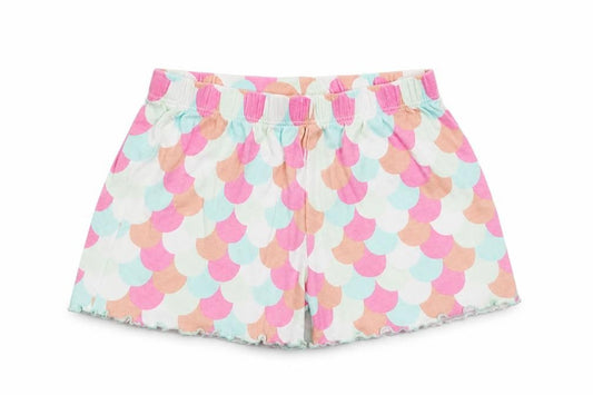 Front view of George Baby Multicoloured Geometric Babydoll Sleep Shorts, size 12-18, Months