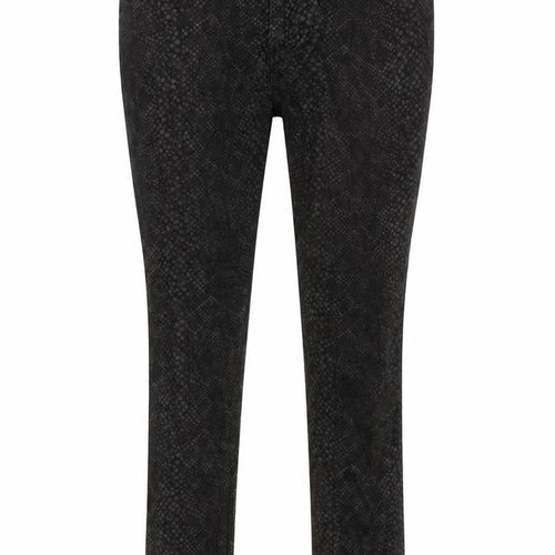 DPM  Womens Black Animal Print Denim Skinny Jeans Size 32 L29 in - Snake Print