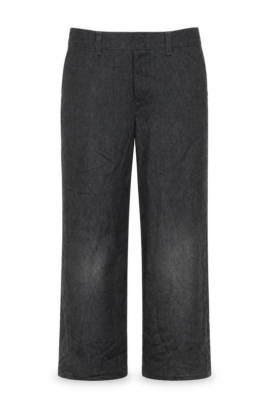 Front view of George boys’ grey dress pants trousers, size 6-7, years - school uniform